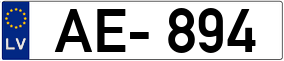 Truck License Plate